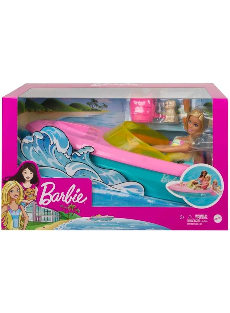 Barbie® Boat with Doll - Image 1